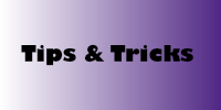 tips and tricks button